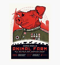 Animal Farm Movie Poster Photographic Print