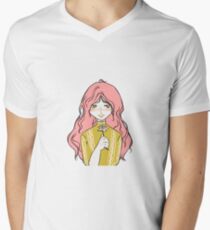 Cartoon Men's V-Neck T-Shirt