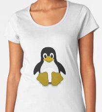 Tux Linux Women's Premium T-Shirt
