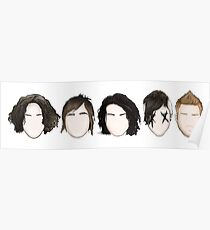 My Chemical Romance Faces Poster