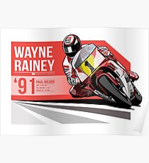 Wayne Rainey - 1991 Paul Ricard Poster