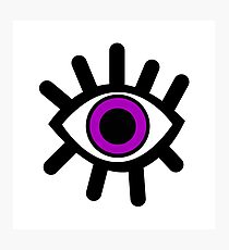 Lámina fotográfica Purple Eye