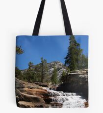 Yosemite's back country waterfalls Tote Bag