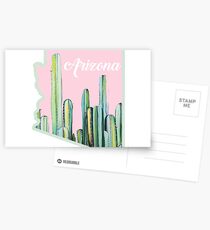 Arizona-Kaktus-Zustand Postkarten