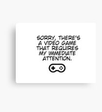 video games Canvas Print