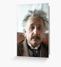 Albert Einstein, 1 March 1929 Greeting Card