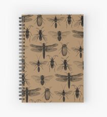 Entomologie studiert Muster Spiralblock
