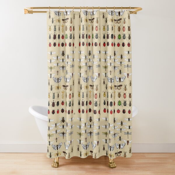 Entomology Insect studies collection Shower Curtain