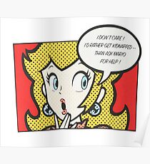 super princess pop art lichtenstein Poster