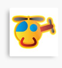 Little Helicopter Metal Print