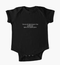 This Is My Working In The Garage With My Daddy Shirt One Piece - Short Sleeve