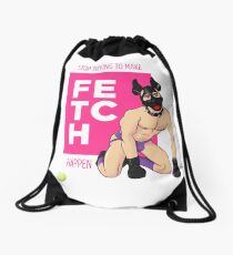 Stop Trying To Make Fetch Happen Drawstring Bag