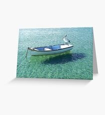 Captain Pelican Greeting Card