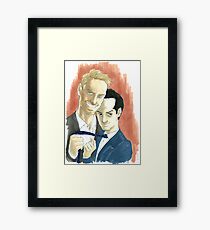 Careful with the Silk Framed Print