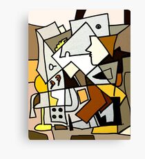 Revisited - a naive Demarcation Canvas Print