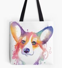 Rainbow corgi Tote Bag