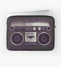 80s Retro Boombox Cassette Player Laptop Sleeve
