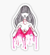 Heart strings Sticker