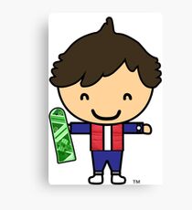 Futuristic Boy Canvas Print