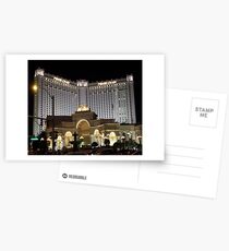 Monte Carlo..Las Vegas by Night Postcards