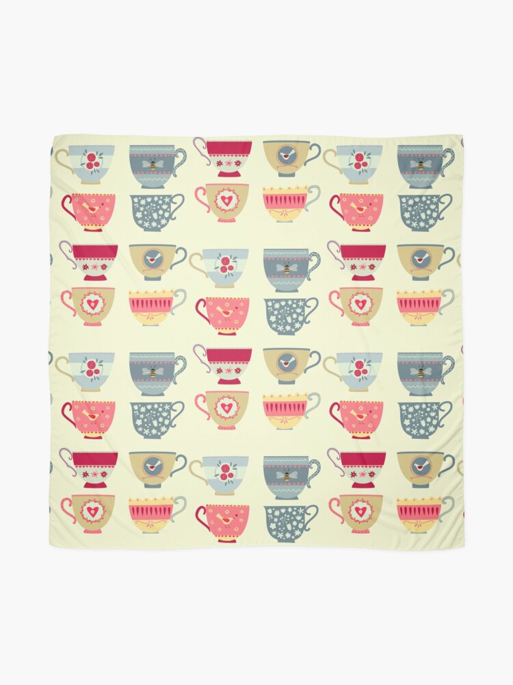 Alternate view of Tea Cups Scarf