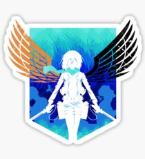 Mikasa Flamm Blue Sticker