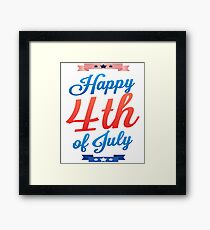 Happy 4th of July Framed Print