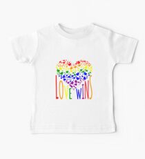 Love Wins, Marriage Equality T-Shirt design. Baby T-Shirt