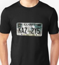 Supernatural Impala Kansas Plate Unisex T-Shirt