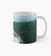 Lake Eibsee Flyby - Landschaftsfotografie Tasse (Standard)