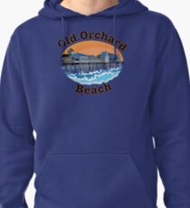 Old Orchard Beach Pier Pullover Hoodie