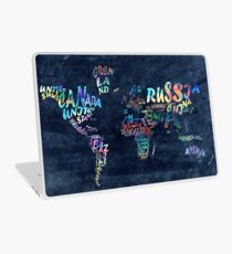 world map Laptop Skin