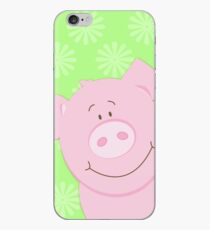 Nettes glückliches Schwein - Grün iPhone-Hülle & Cover