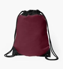 Elegant Gothic Solid Color Burgundy Red Plum Drawstring Bag