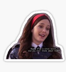 blair waldorf gossip girl Sticker