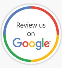 Review Us On Google Sticker