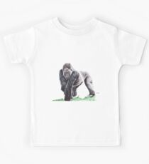Silberrücken-Gorilla Kinder T-Shirt