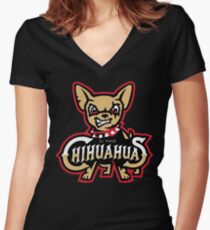 el paso chihuahua Women's Fitted V-Neck T-Shirt