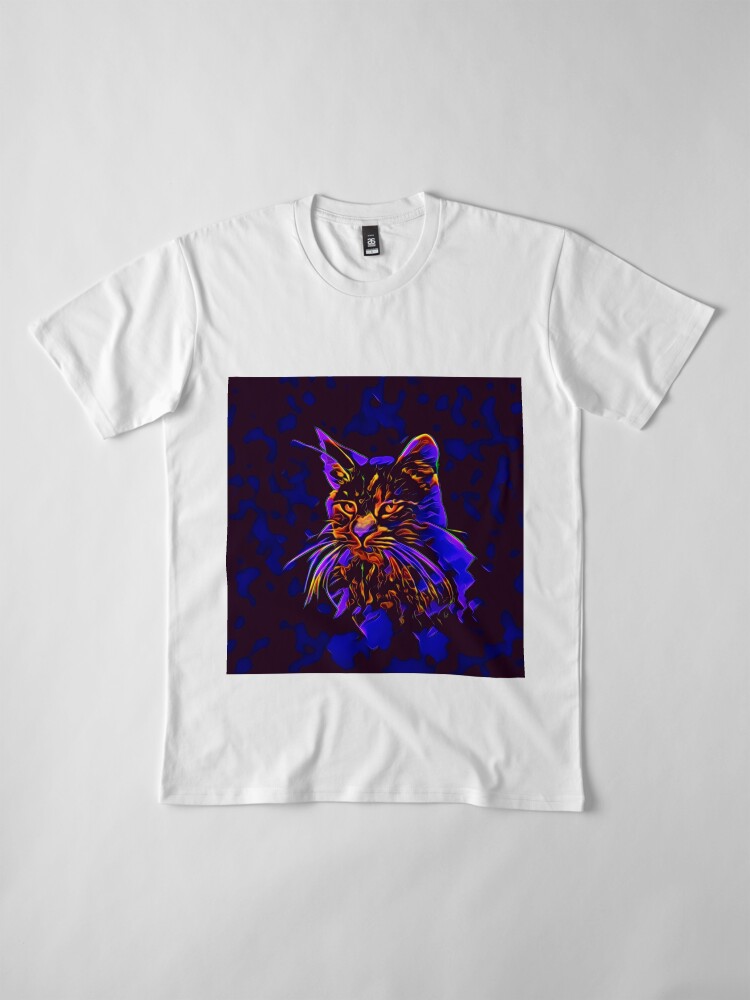 Alternate view of Cat Premium T-Shirt