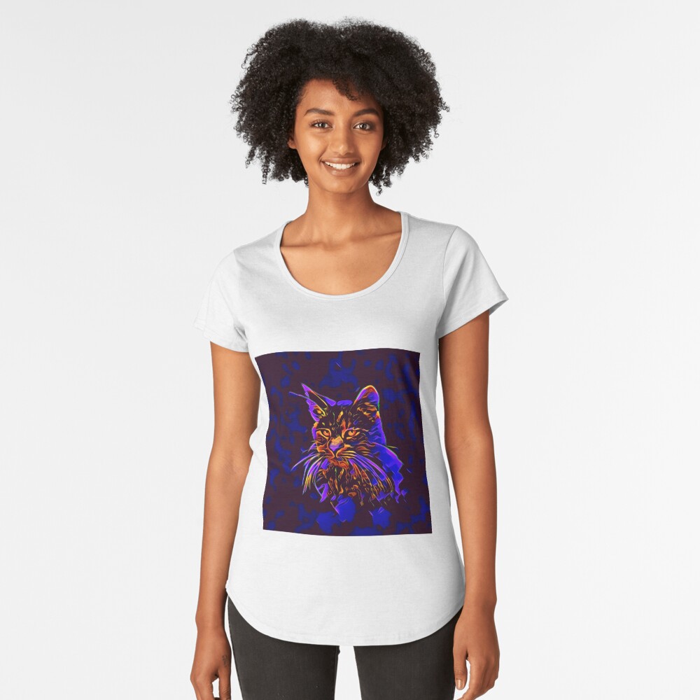 Cat Premium Scoop T-Shirt