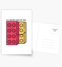 Never Lego Postcards