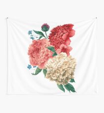 Schönes GELB, ROSA, ROSE - Jersey-Schönheits-Blume Wandbehang