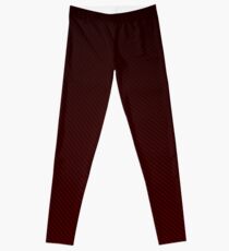Red carbon design Leggings