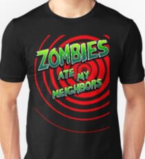 Camiseta ajustada Zombies Ate My Neighbors Pixel Art