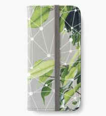 Aesthetic plants grey iPhone Wallet/Case/Skin