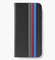 Carbon racing stripes iPhone Wallet/Case/Skin