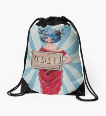 Resist! Drawstring Bag