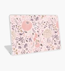Field of Flowers in Pink and Purple Laptop Skin