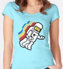 LEGO Klassischer Raum Tailliertes Rundhals-Shirt