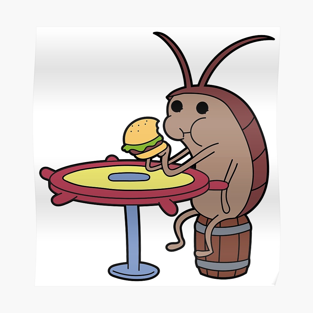 spongebob Spongebob Roach Eating Krabby Patty